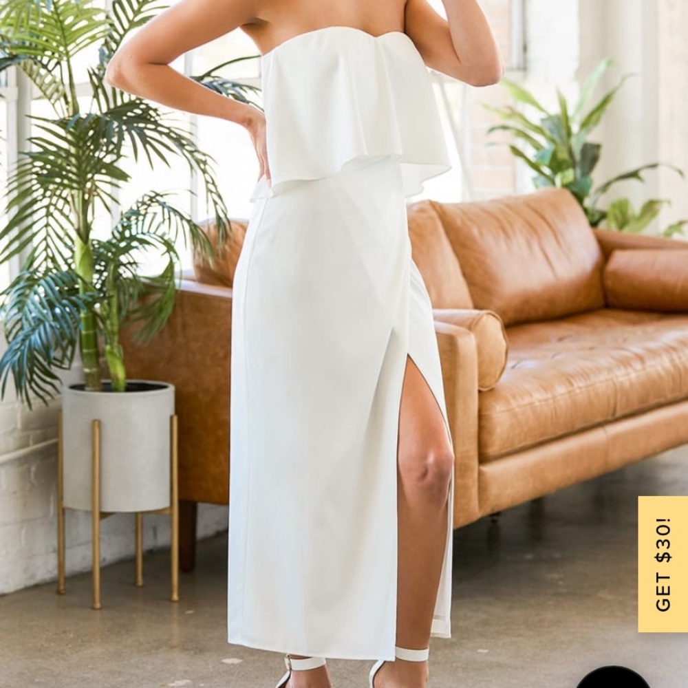 Lulus strapless charisma dress- NWT